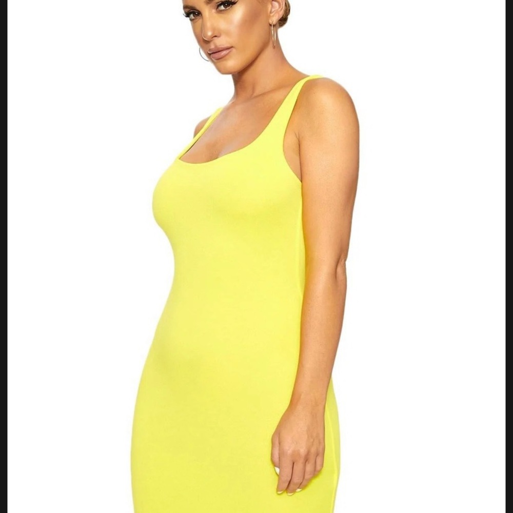 NWOT Naked Wardrobe Tank Mini Dress - Yellow